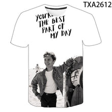 Load image into Gallery viewer, 2020New U.S. Now United Simon Fuller Inspired Black 3D T-Shirt fashion Short Sleeve Cotton T Shirts Man\women Clothing Tops