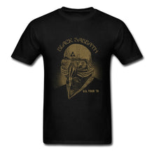 Load image into Gallery viewer, Hip Hop Street Man Black T-shirt Sabbathe Rock Band Short Sleeve Shirts US Tour 78 Adult Great Cotton O Neck T Shirt For Group