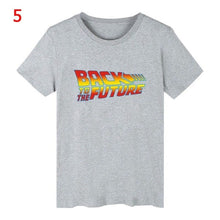 Load image into Gallery viewer, Voltar para o futuro tshirt luminoso t camisa camisa camisa verão manga curta t camisas de volta ao futuro camisetas streetwear 4xl