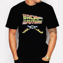 Load image into Gallery viewer, Voltar para o futuro tshirt luminoso t camisa camisa camisa verão manga curta t camisas de volta ao futuro camisetas streetwear 4xl