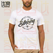 Load image into Gallery viewer, Maglietta da uomo a maniche corte in cotone 100% Surf Camp Fuerteventura-Hillabong da uomo