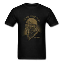 Load image into Gallery viewer, Hip Hop Street Man Black T-shirt Sabbathe Rock Band Short Sleeve Shirts US Tour 78 Adult Great Cotton O Neck T Shirt For Group
