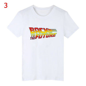 Voltar para o futuro tshirt luminoso t camisa camisa camisa verão manga curta t camisas de volta ao futuro camisetas streetwear 4xl