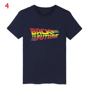 Voltar para o futuro tshirt luminoso t camisa camisa camisa verão manga curta t camisas de volta ao futuro camisetas streetwear 4xl