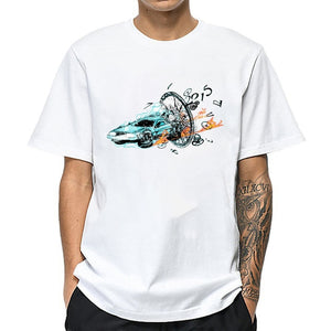 Voltar para o futuro tshirt luminoso t camisa camisa camisa verão manga curta t camisas de volta ao futuro camisetas streetwear 4xl